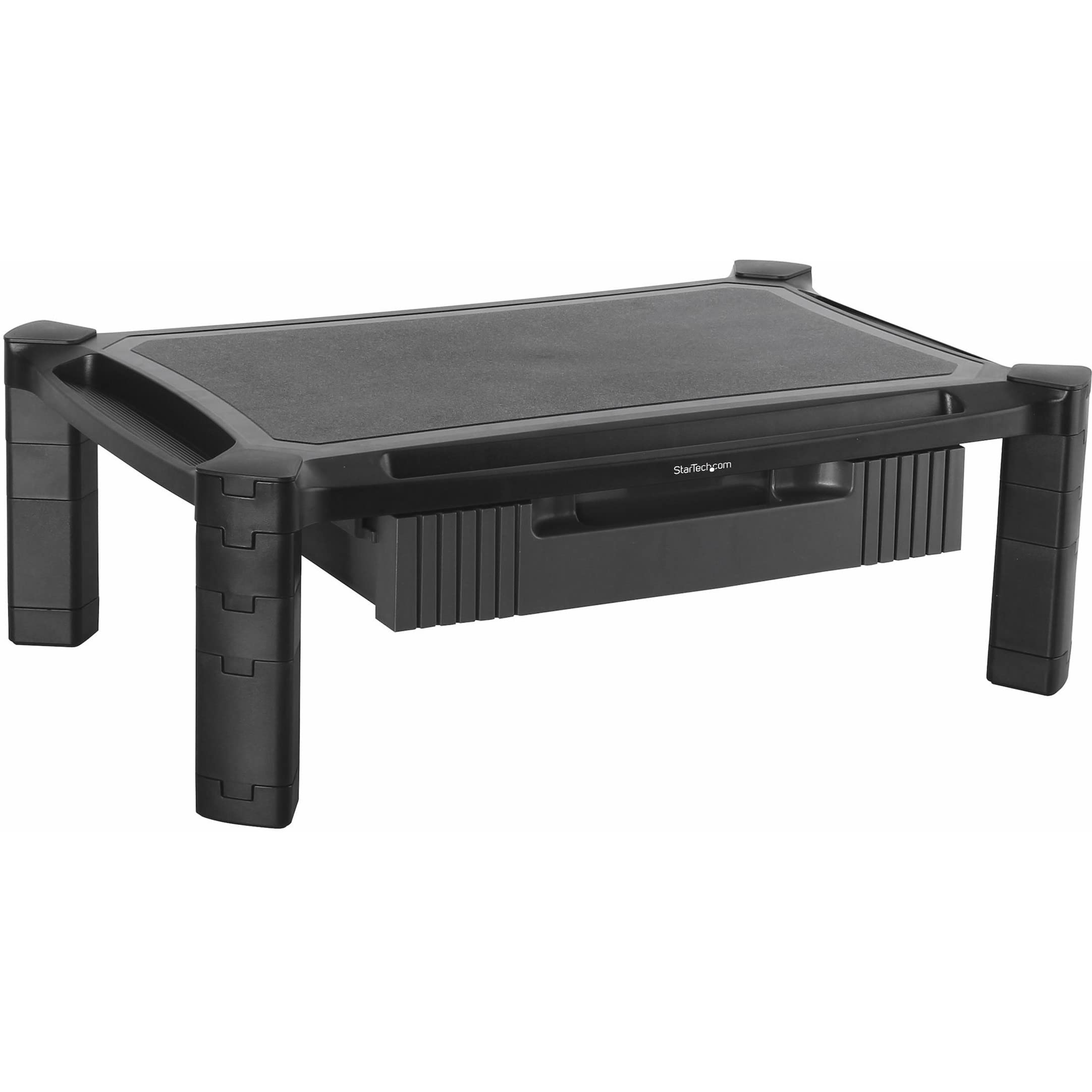 MONITOR RISER STAND WITH DRAWER COMPUTER SCREEN HEIGHT ADJUSTABLE