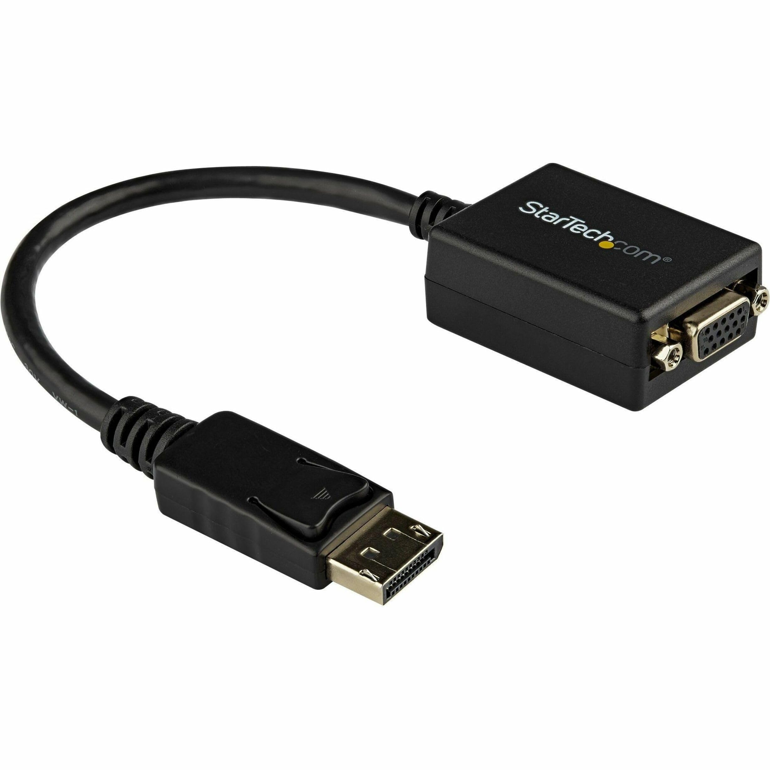 DISPLAYPORT TO VGA ADAPTER - DP 1.2 TO VGA VIDEO CONVERTER DONGLE