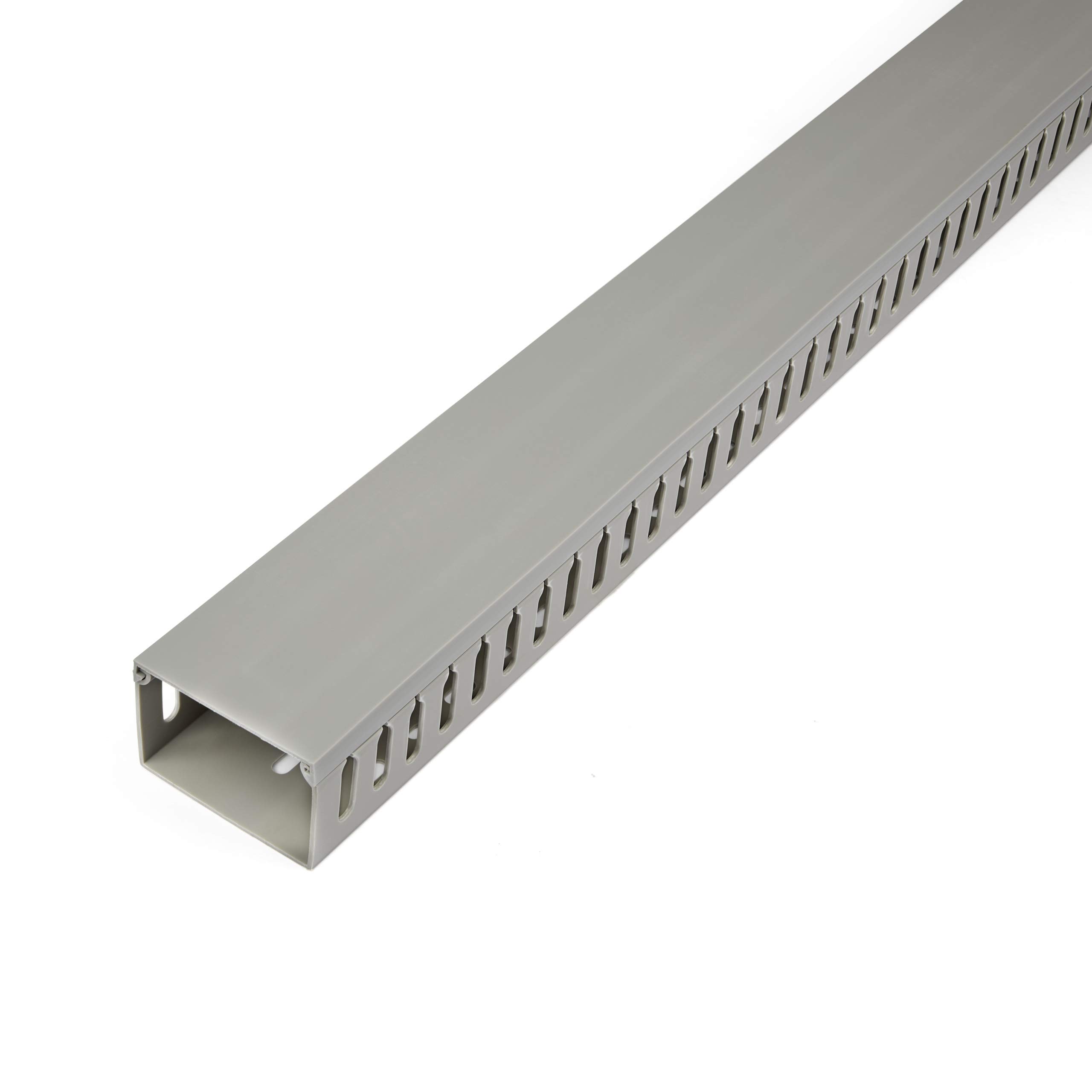 SLOTTED CABLE RACEWAY W/ COVER  OPEN SLOT CABLE MANAGEMENT DUCT