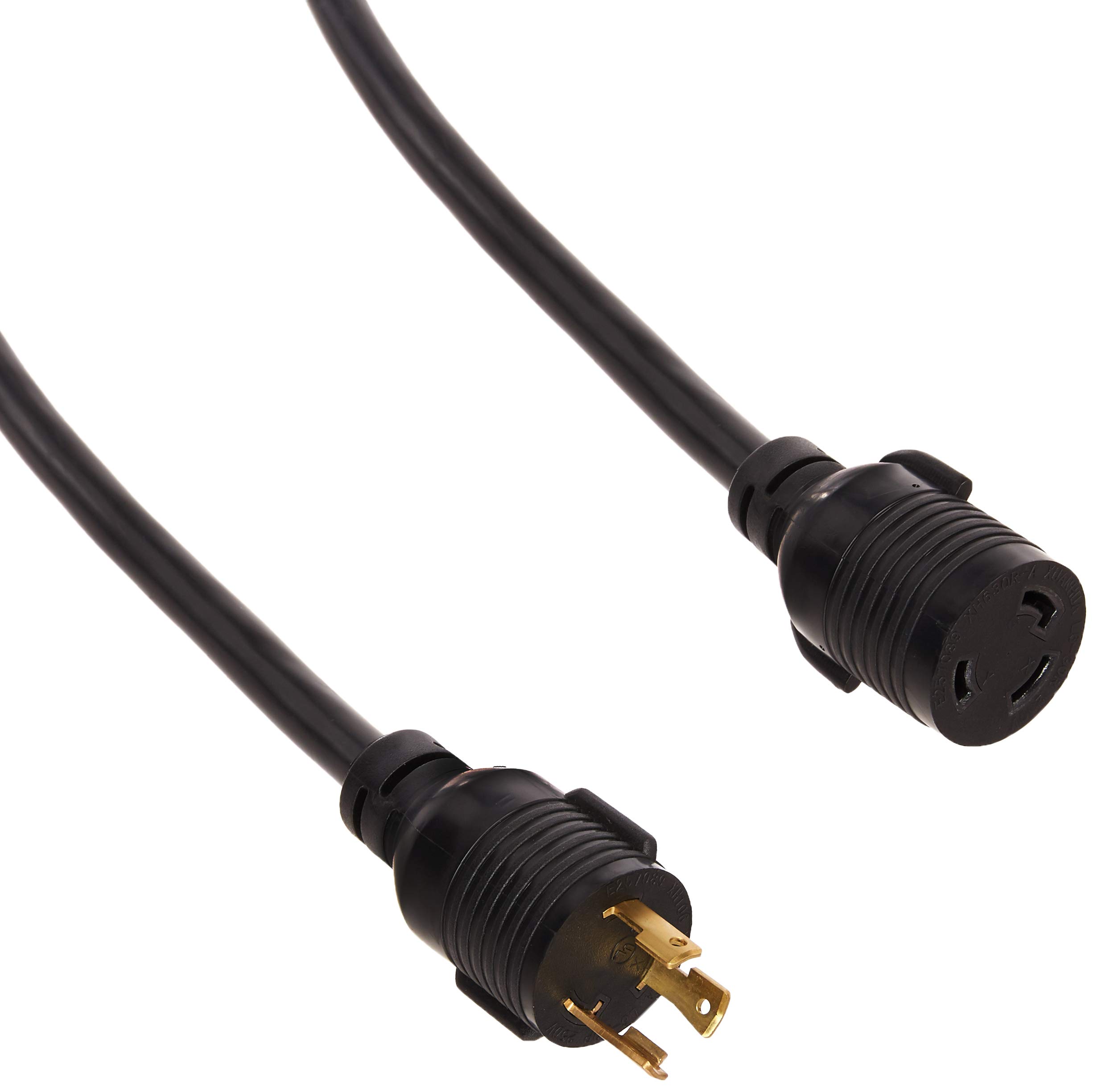 14FT HEAVY-DUTY 30A 10 AWG      L6-30P TO L6-30R PWR EXTENSION CORD