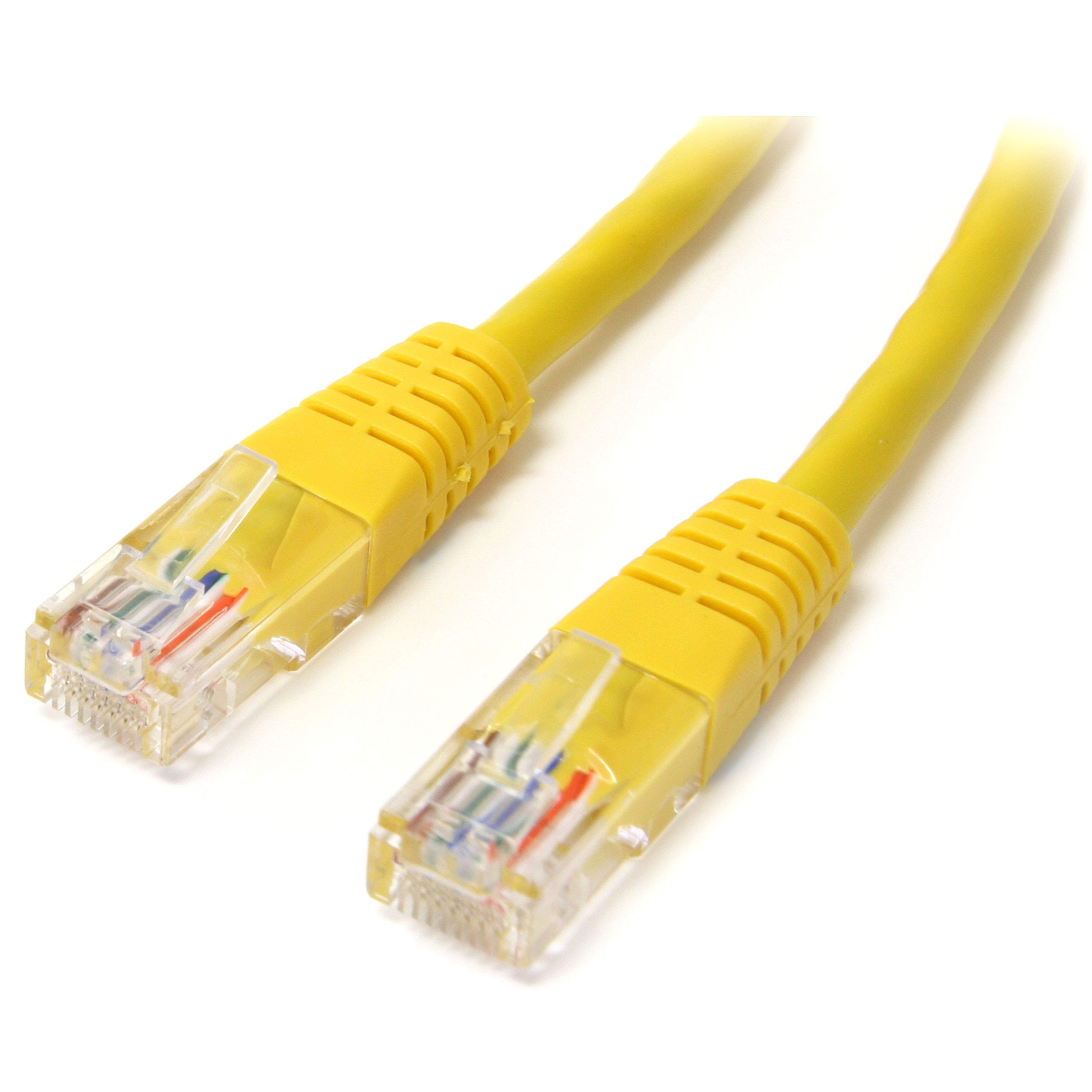 6FT YELLOW CAT5E CABLE SNAGLESS ETHERNET CABLE GIGABIT LAN RJ45