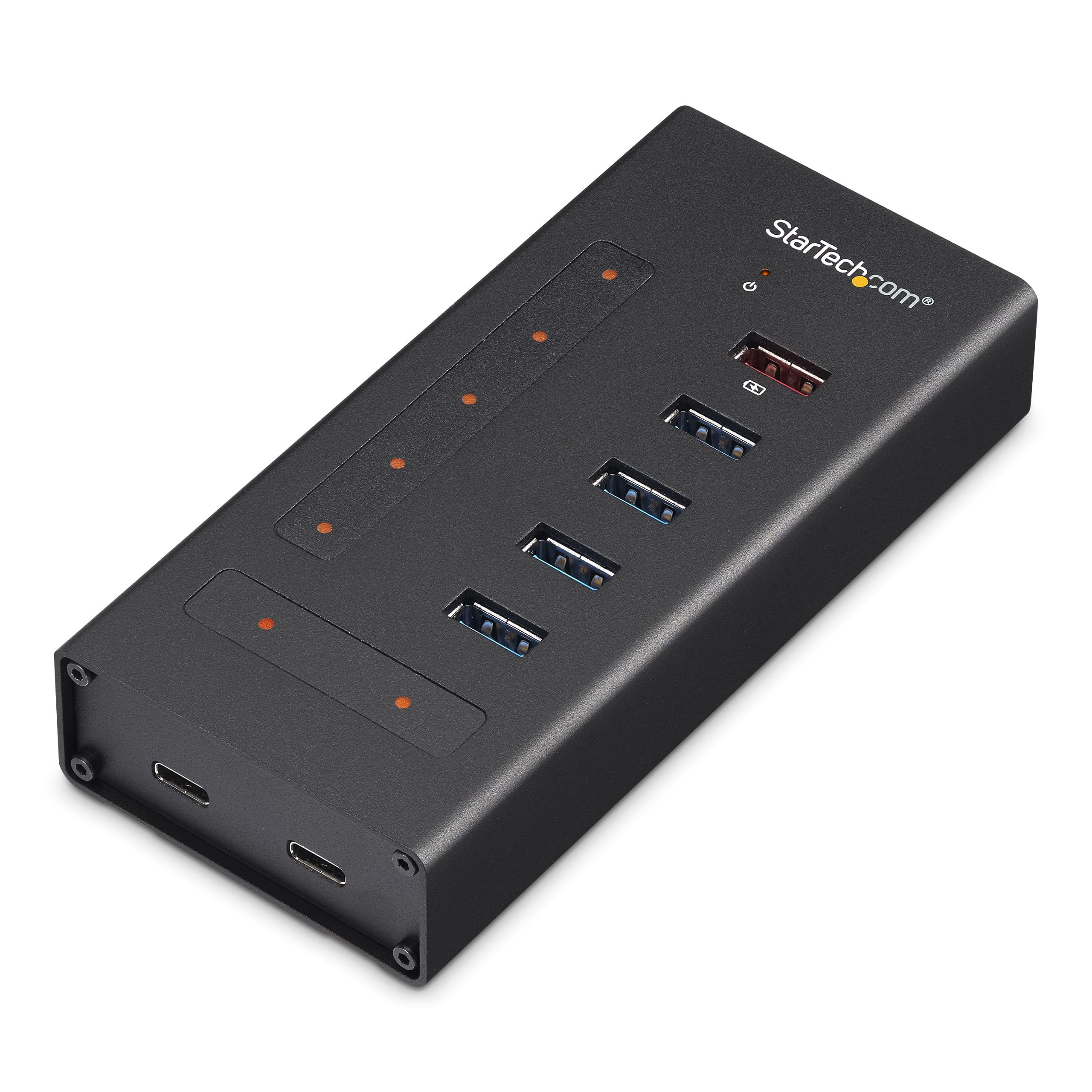 7-PORT USB-C HUB - USB TYPE-C LAPTOP/DESKTOP TO 5 USB-A (1X BC 1.2) AND 2 USB-C