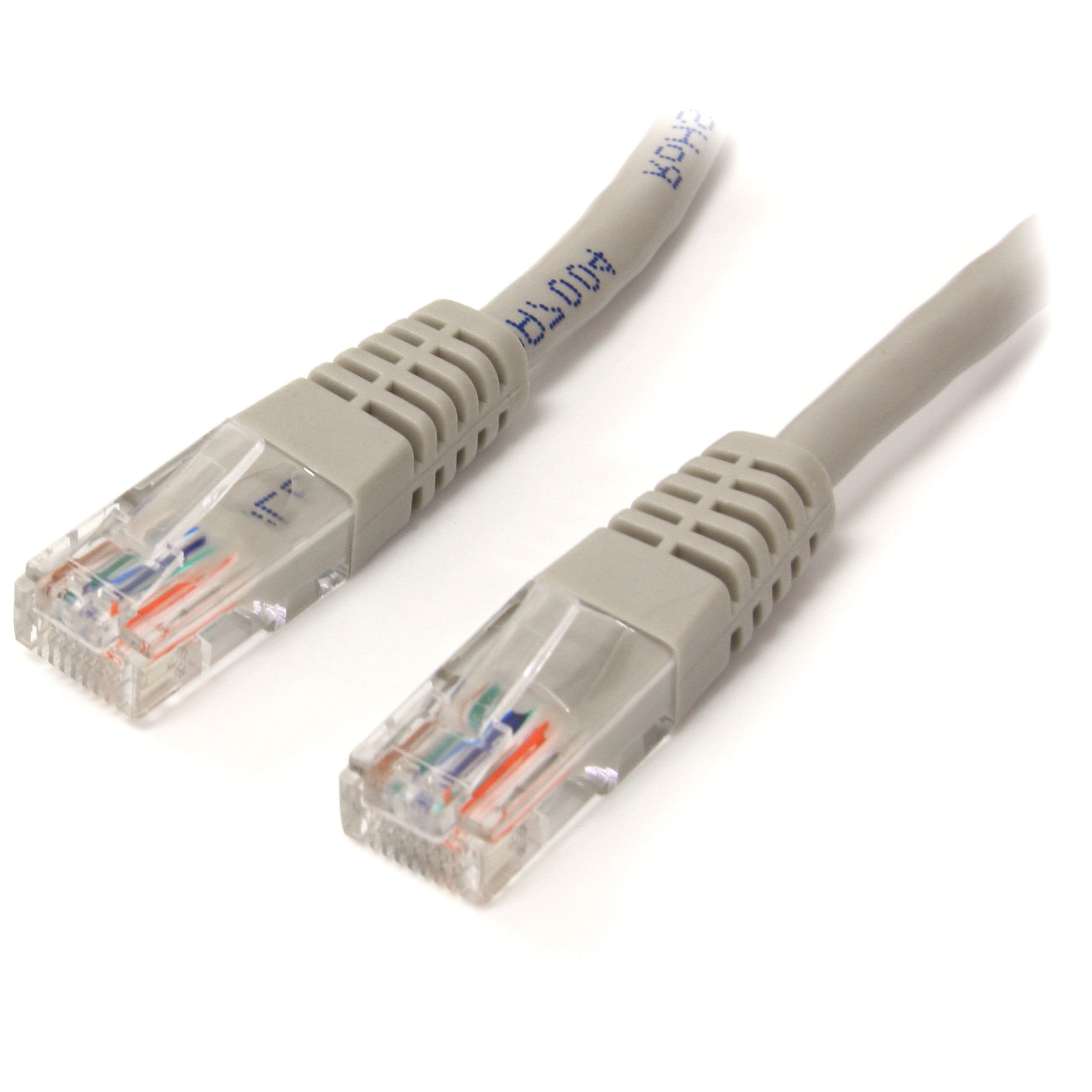 25FT GREY CAT5E ETHERNET CABLE  RJ45 PATCH CABLE GIGABIT LAN CORD