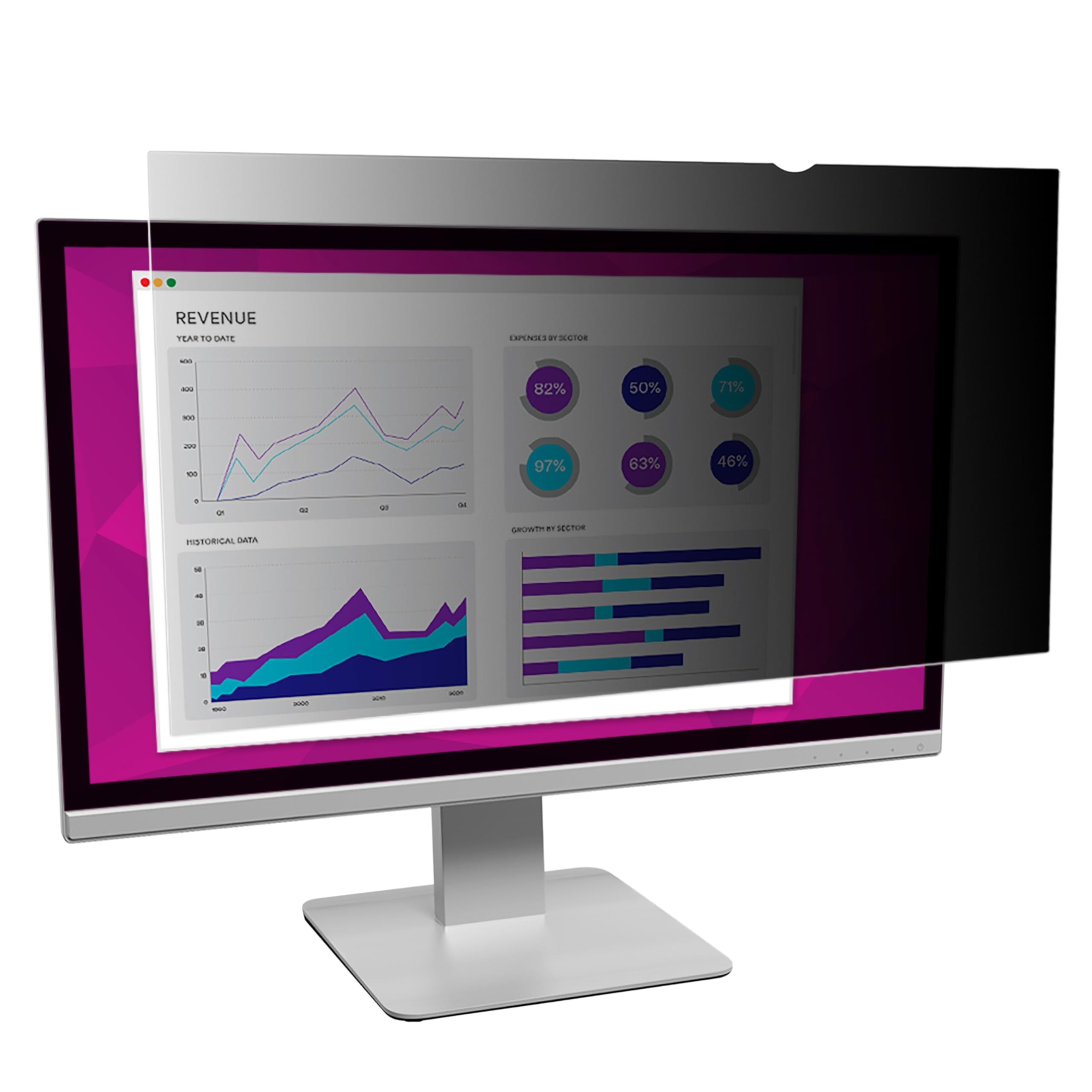 HIGH CLARITY PRIVACY FILTER     22IN WS 16:10 DISPLAYS