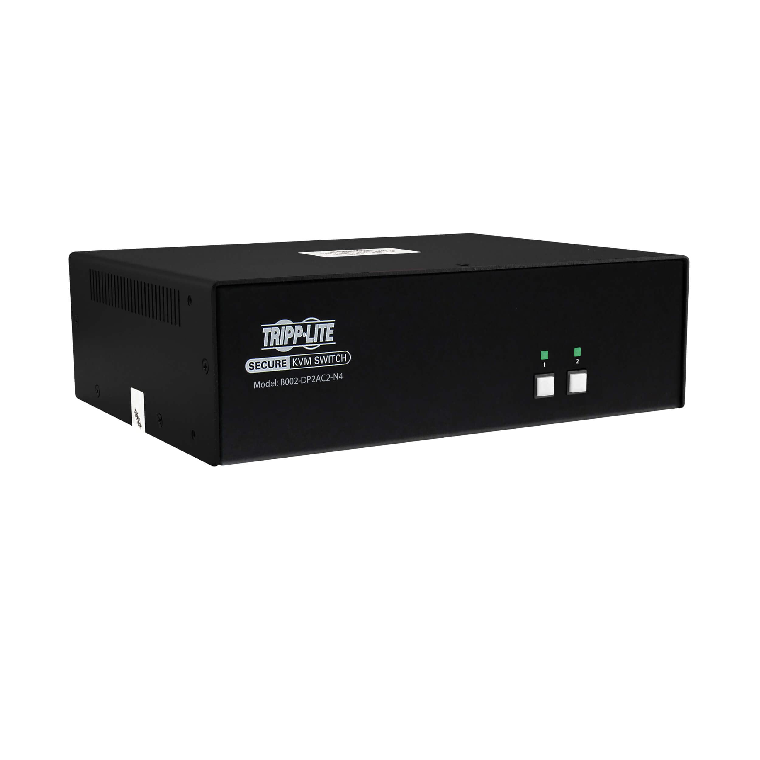 SECURE KVM SWITCH 2PORT DUAL    HEAD DISPLAYPORT 4K NIAP PP4.0