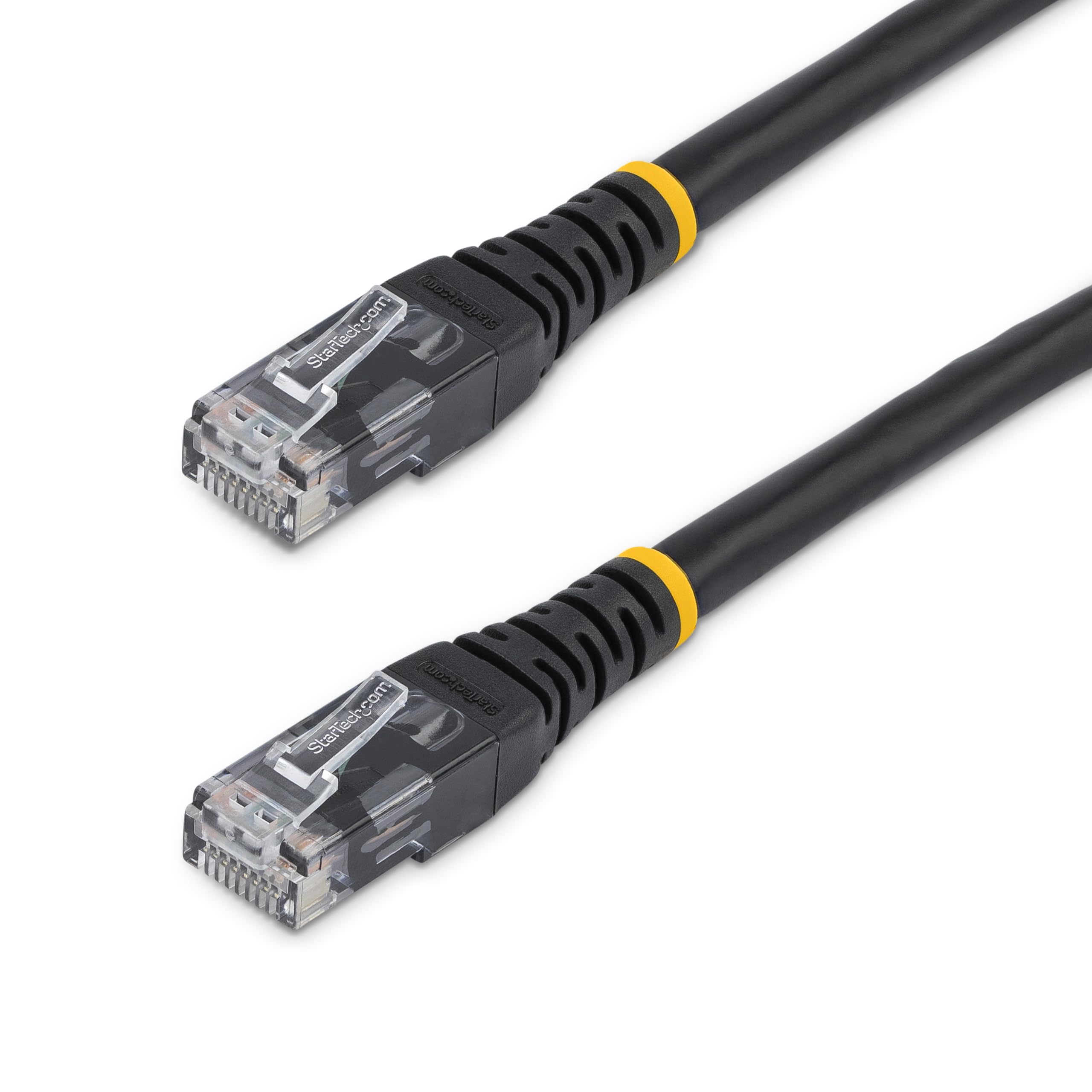 6FT BLACK CAT6 CABLE 10 PACK    RJ45 UTP PATCH CABLE GIGABIT LAN