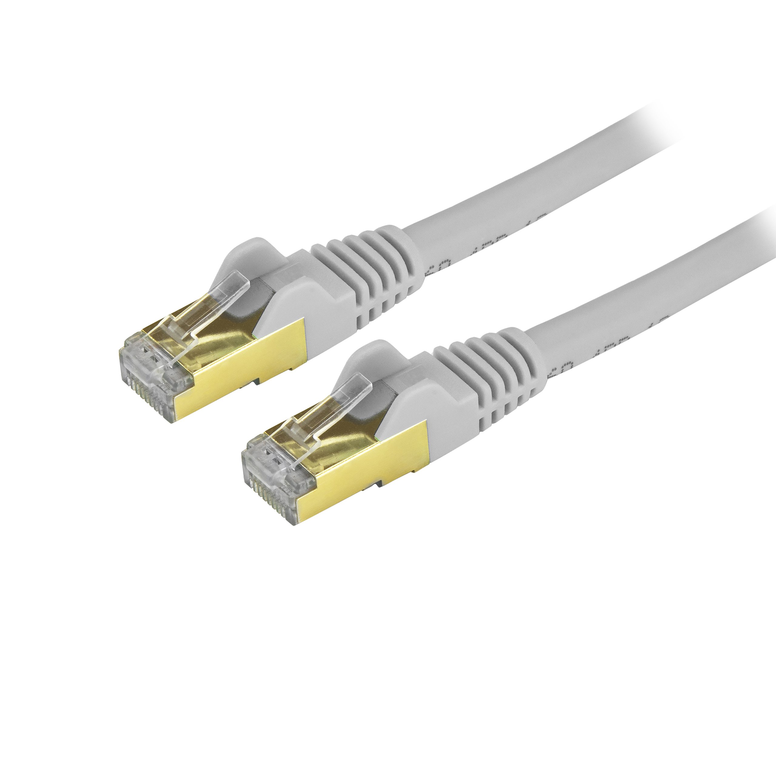 4FT GREY CAT6A ETHERNET CABLE   SNAGLESS RJ45 UTP PATCH CABLE CORD