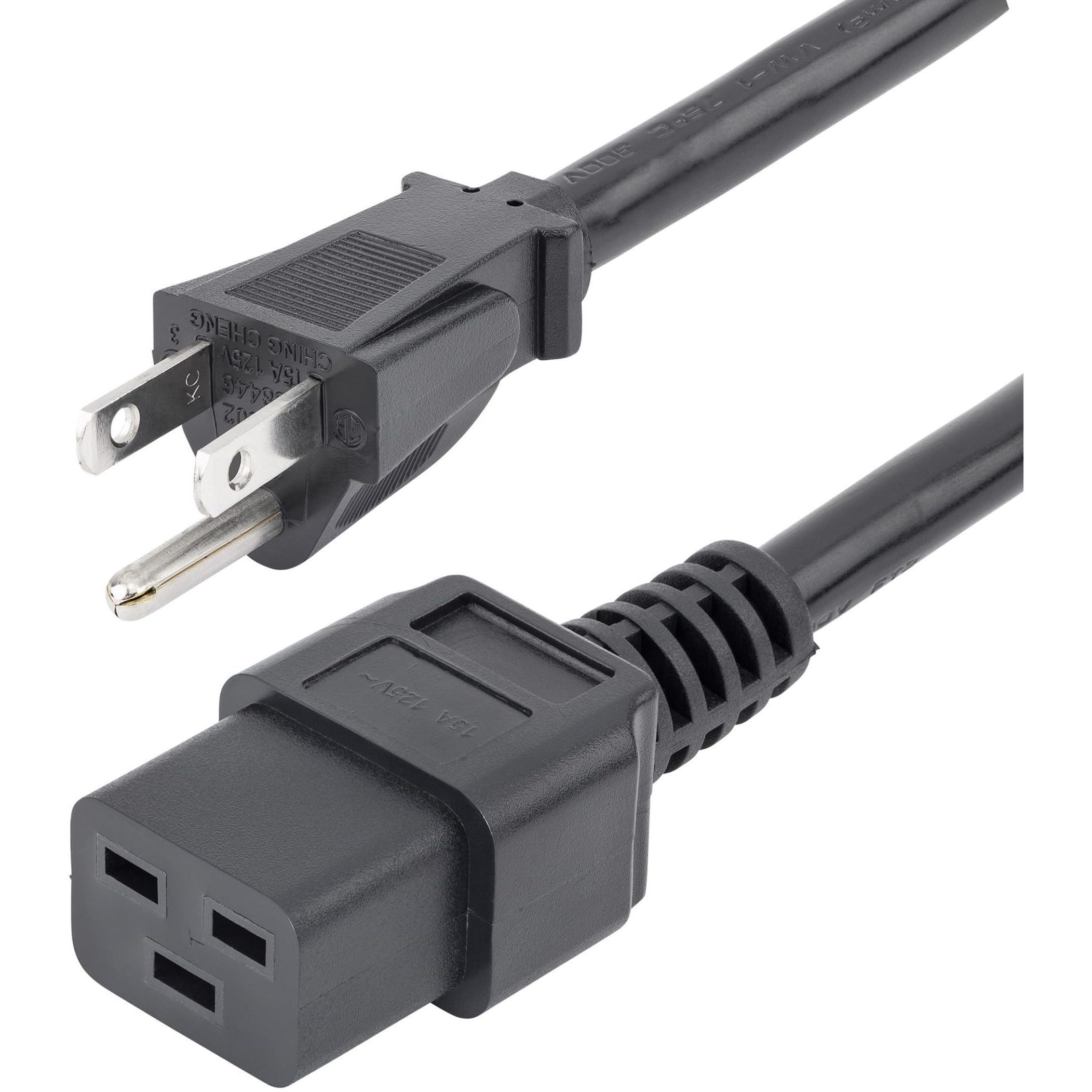 10FT POWER EXTENSION CORD NEMA  5-15P TO C19 COMPUTER POWER CABLE