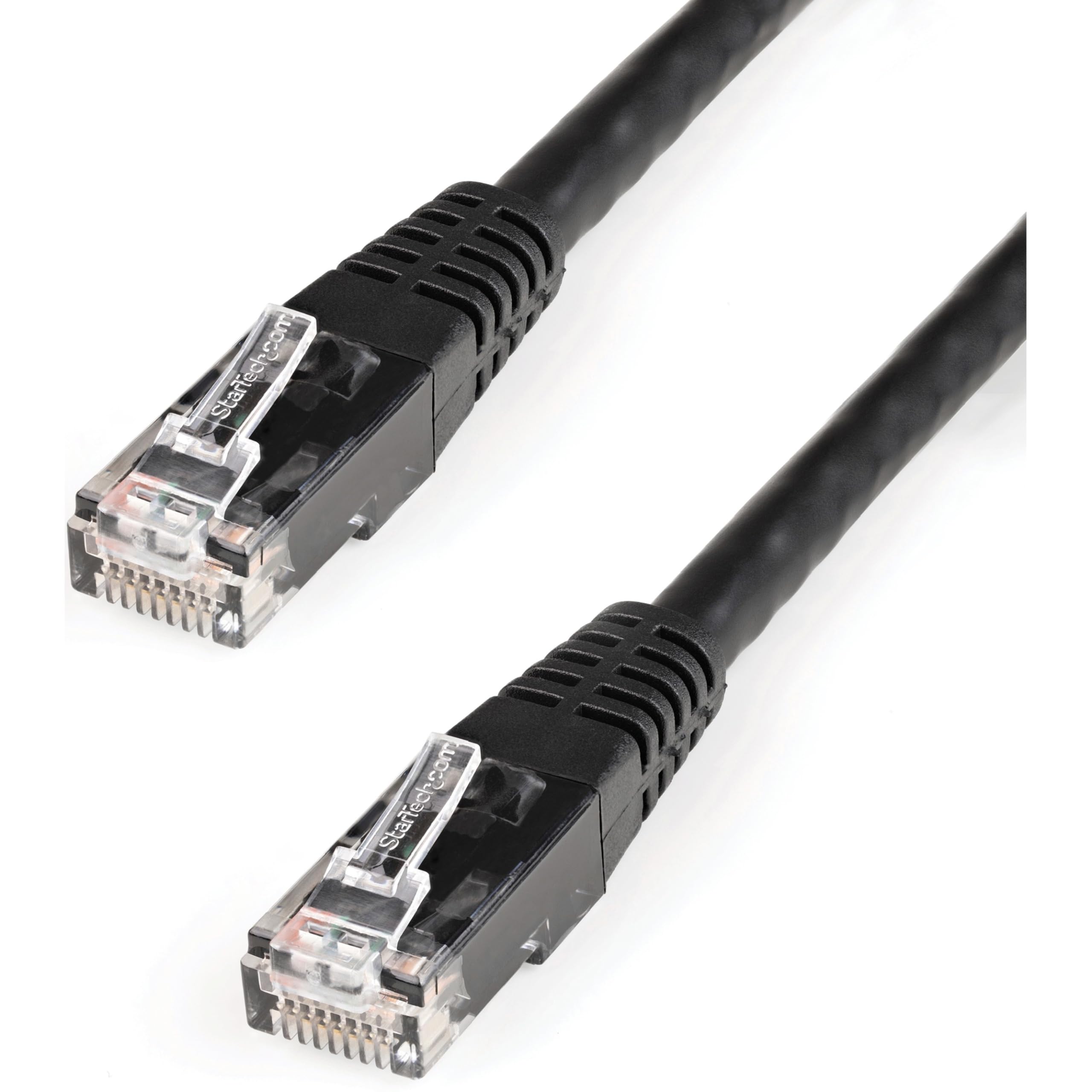10FT BLACK CAT6 ETHERNET CABLE  RJ45 UTP PATCH CABLE GIGABIT LAN