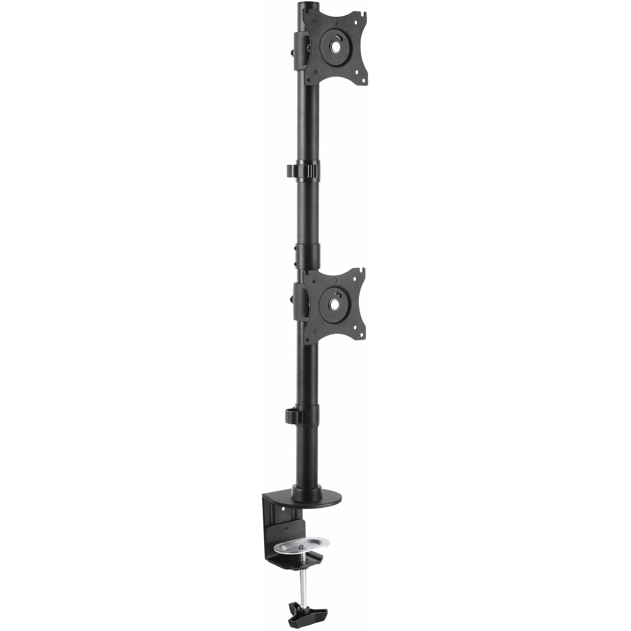 DESK MOUNT DUAL MONITOR ARM     ERGONOMIC VESA MOUNT DISPLAY STAND