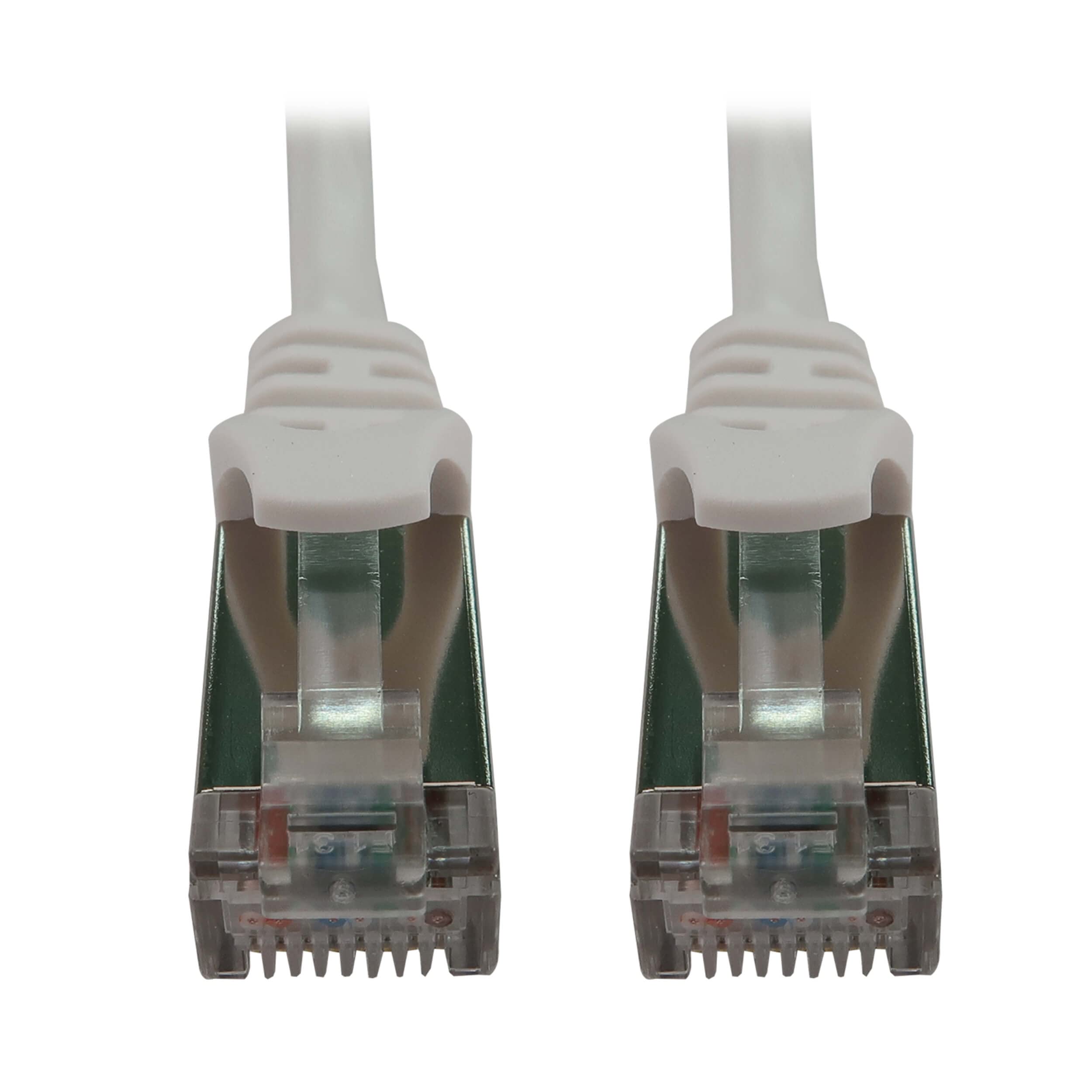 5FT CAT6A ENET CABLE SNAGLESS   SHIELDED SLIM 10G M/M WHITE