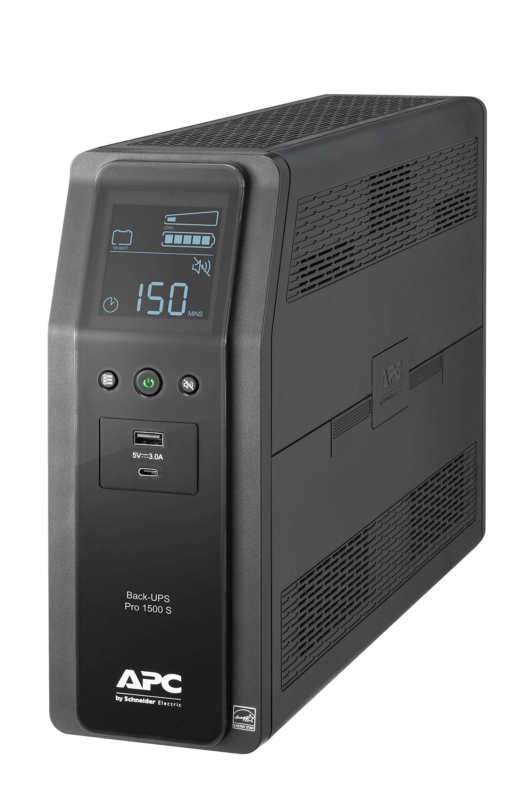 BACK UPS PRO 1500VA SINEWAVE    10 OUTLETS 2 USB CHARGING PORTS