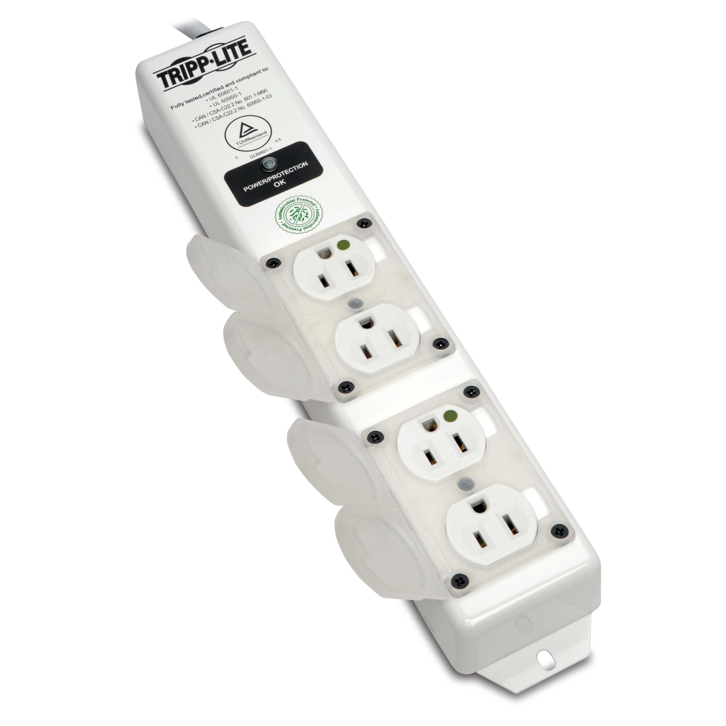 4 OUTLET MEDICAL HG SURGE STRIP HOSPITAL PATIENT CARE 6FT CORD