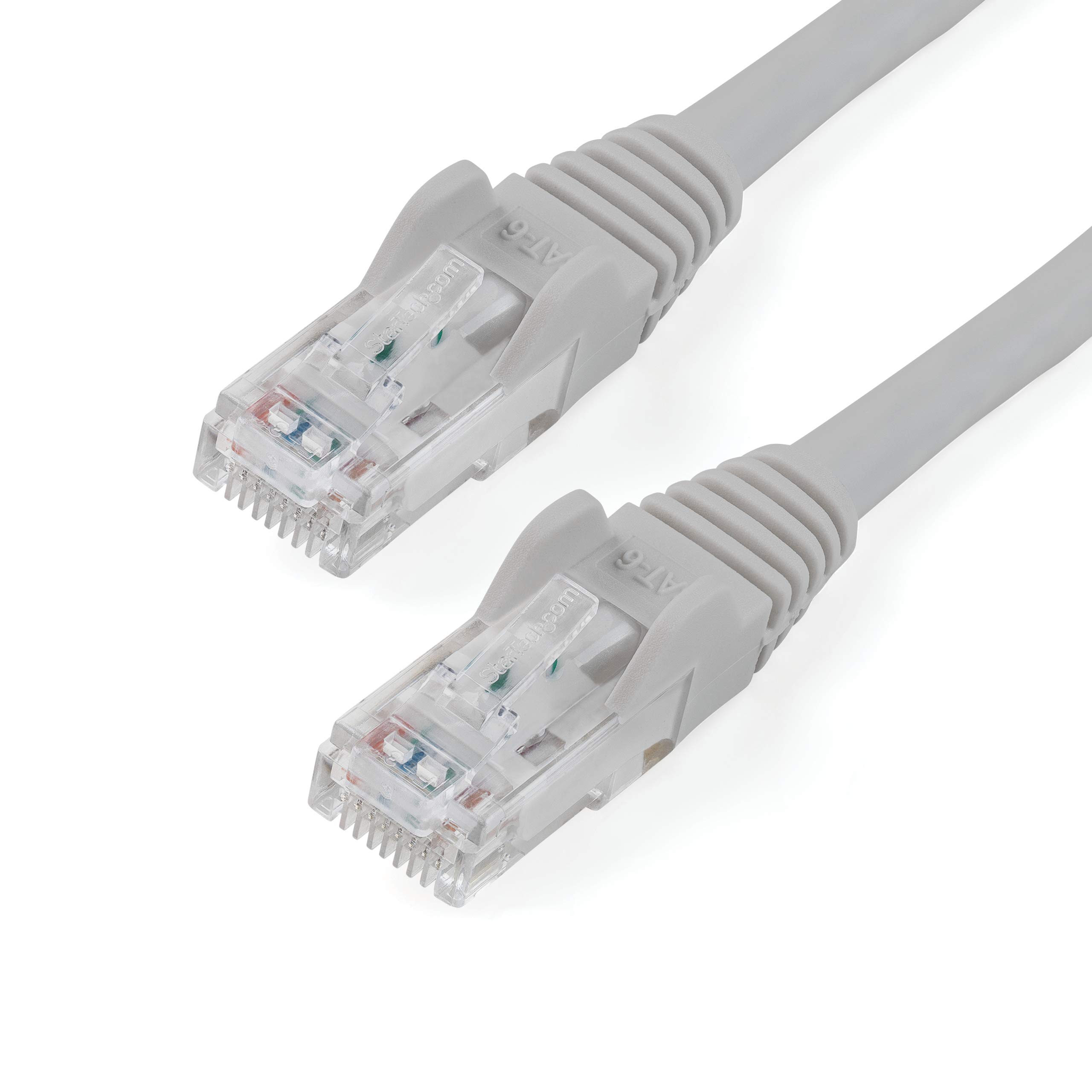 6IN GREY CAT6 ETHERNET CABLE    SNAGLESS RJ45 UTP PATCH CABLE CORD
