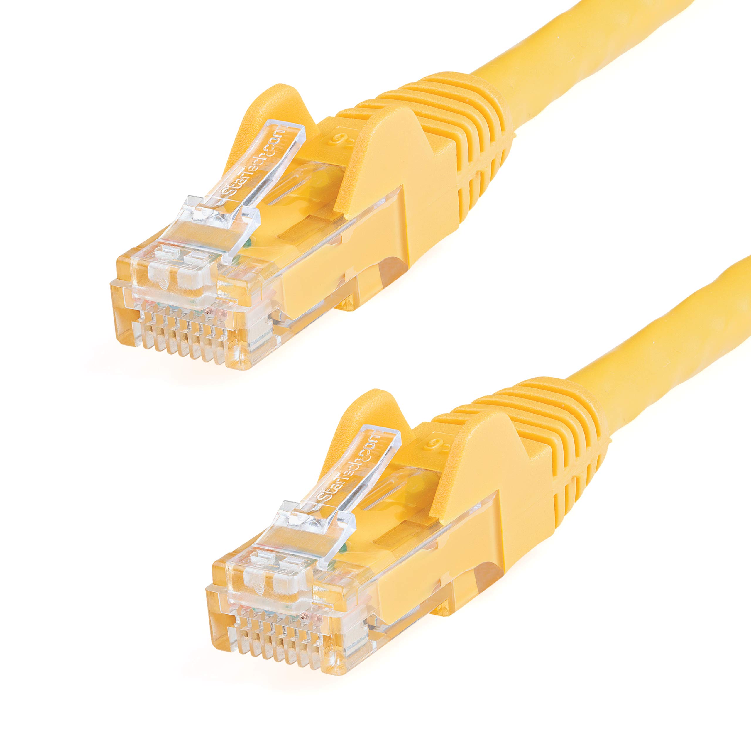 12FT YELLOW CAT6 ETHERNET CABLE SNAGLESS RJ45 UTP PATCH CABLE CORD