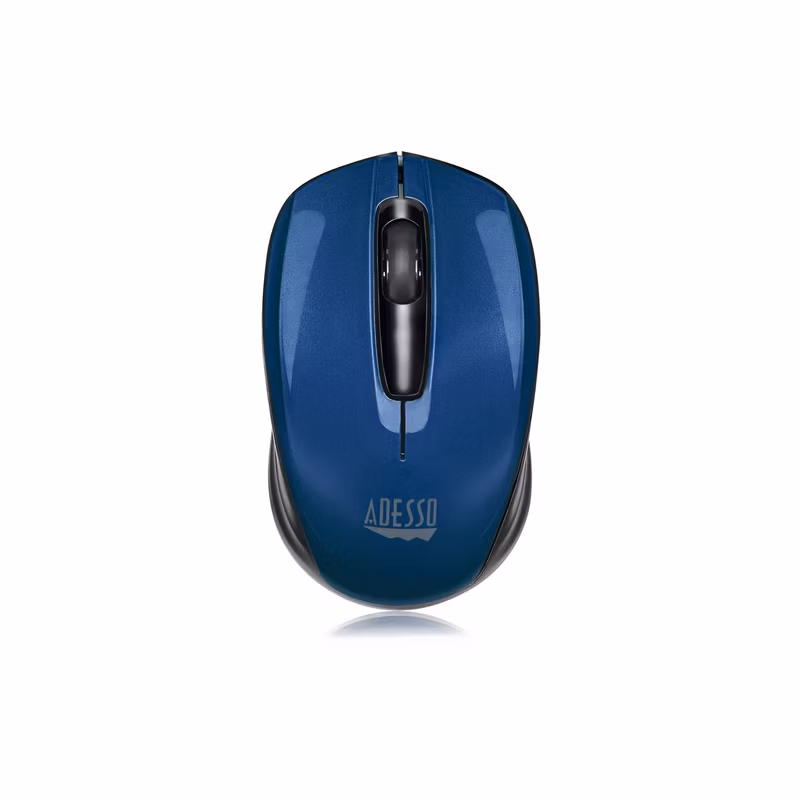 WRLS OPTICAL WHEEL MOUSE BLUE   OPTICAL SENSOR NANO RECEIVER