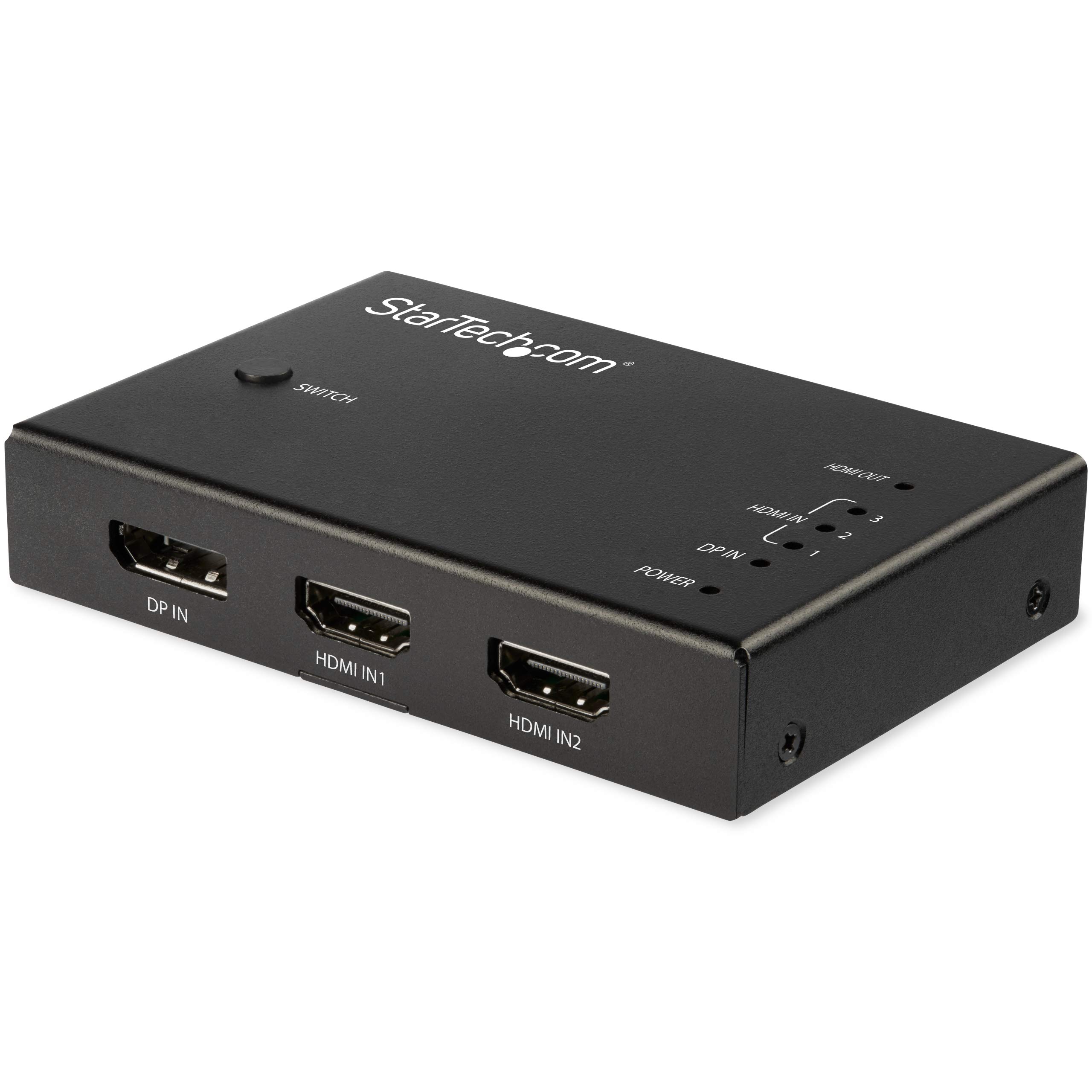 4 PORT DP HDMI VIDEO SWITCHBOX  UHD 4K HDMI VIDEO SIGNAL CONVERTER