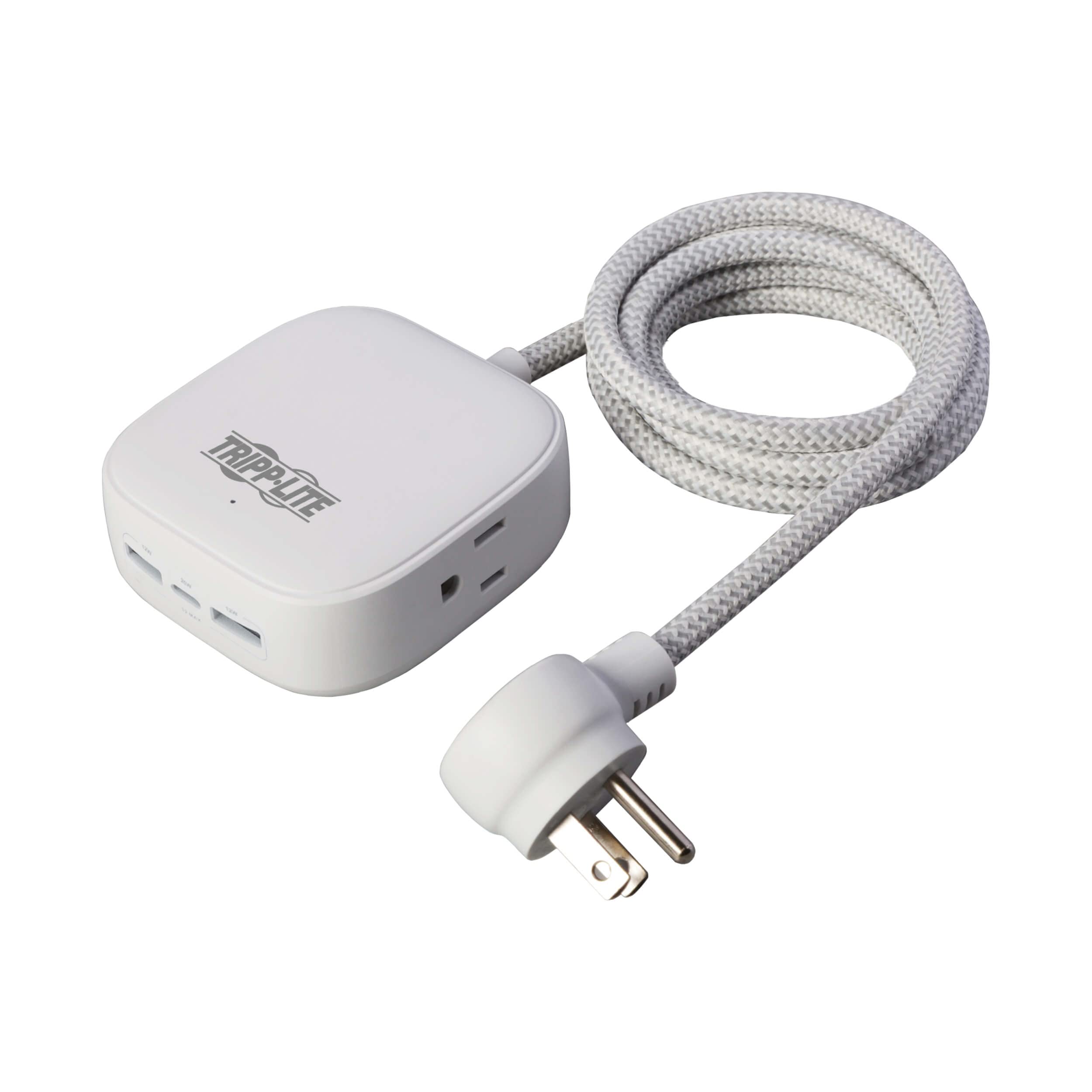 SAFE-IT POWER STRIP 2-OUTLET    32W 5-15R 2 USB-A USB C CHARGING