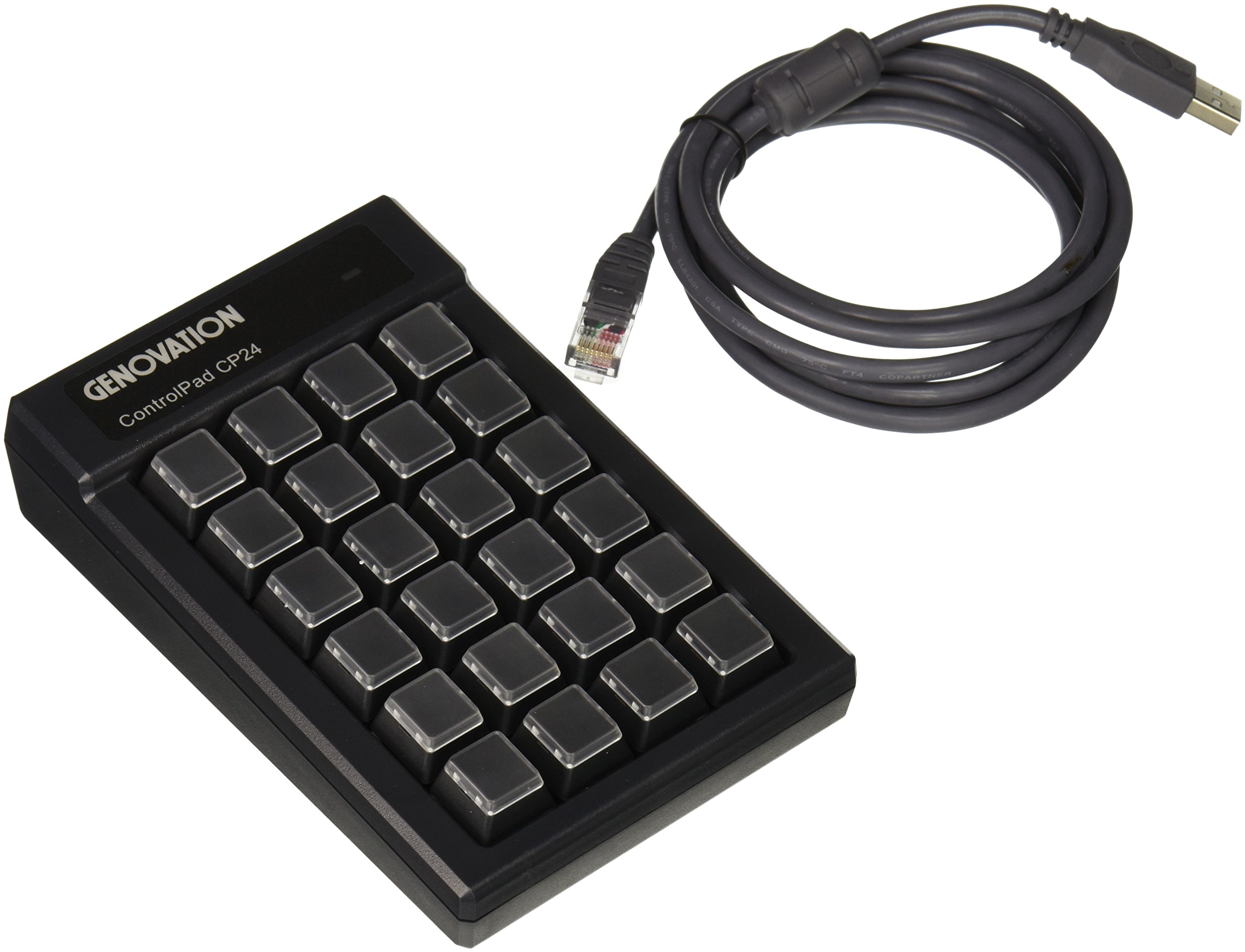 GENOVATION 24-KEY USB PROGRAMMABLE KEYPAD. 24-KEY PROGRAMMABLE USB MULTIMEDIA KE