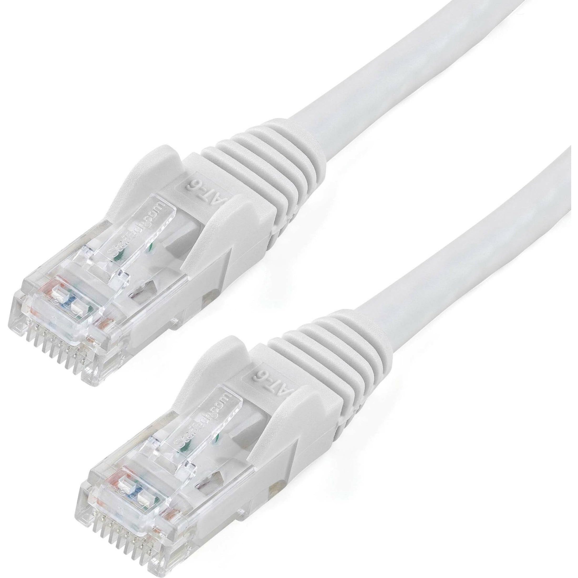 10FT WHITE CAT6 ETHERNET CABLE  SNAGLESS RJ45 UTP PATCH CABLE CORD