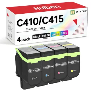 GENUINE XEROX BLACK HIGH CAPACITY TONER CARTRIDGE FOR THE XEROX C410  (USE & RET