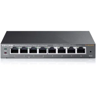 8-PORT GIGABIT DESKTOP POE EASY SMART SWITCH, 8 GIGABIT RJ45 PORTS INCLUDING 4 P
