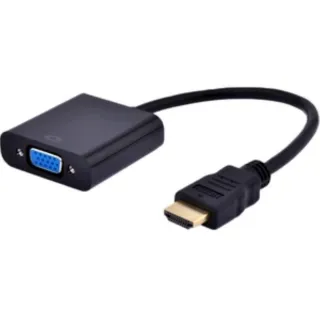 HDMI MALE TO VGA FEMALE         ADAPTER 1920X1200 BLACK