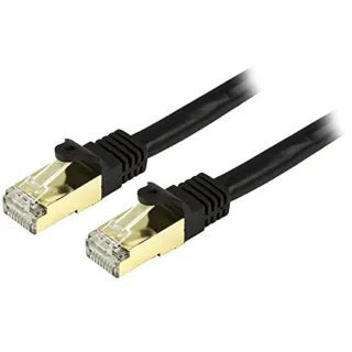 30FT BLACK CAT6A ETHERNET CABLE SNAGLESS RJ45 UTP PATCH CABLE CORD