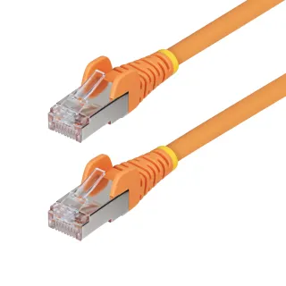 CAT6A ETHERNET CABLE - ORANGE   10GBE S/FTP LSZH 100W POE