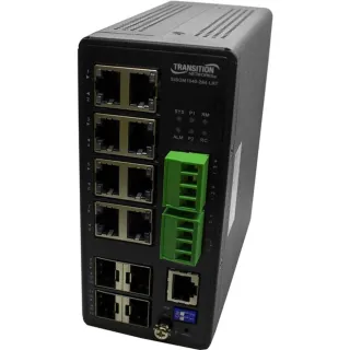 MANAGED HARDENED SWITCH 8       10/100/1000BASE-T 4 100/1000 SFP