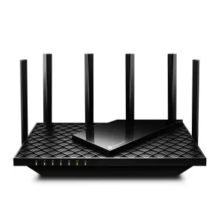 AX5400 TRI-BAND WI-FI 6E ROUTER SPEED: 574 MBPS AT 2.4 GHZ + 2402 MBPS AT 5 GHZ