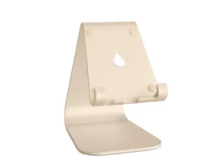 MSTAND MOBILE STAND GOLD        FITS ALL IPHONE  SMART PHONE