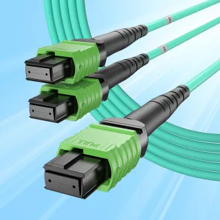 10M PASSIVE FIBER CABL SMF      MPO12 APC TO 2XMPO12 APC