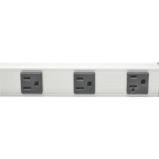12 OUTLET POWER STRIP VERTICAL  15 FT CORD METAL 120V 20A 5-20P