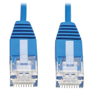 6IN CAT6 GIGABIT ENET CABLE     MOLDED ULTRASLIM RJ45 M/M BLUE