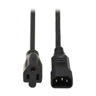 2FT POWER CORD ADPATER 16AWG    13A 125V C14 TO 5-15R