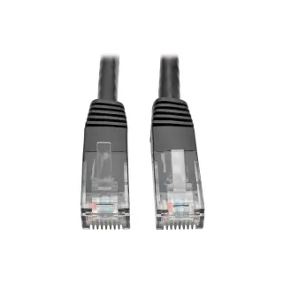 10FT CAT6 Ethernet Patch Cable M/M Black Gigabit 550MHz RJ45