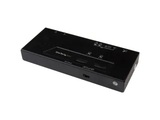 AUTOMATICALLY SWITCH BETWEEN TWO VIDEO SOURCES ON TWO DISPLAYS WITH FAST SWITCHI