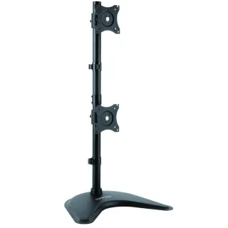 VERTICAL DUAL MONITOR STAND     ERGONOMIC VESA MOUNT DISPLAY STAND