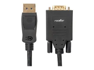 6FT DISPLAYPORT TO VGA M/M      CABLE SUPPORTS 1080P 60HZ