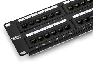 CAT6 48-PORT UNSHIELDED PATCH PANEL