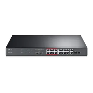 JETSTREAM 16-PORT 10/100MBPS+2-PORT GIGABIT UNMANAGED POE SWITCH