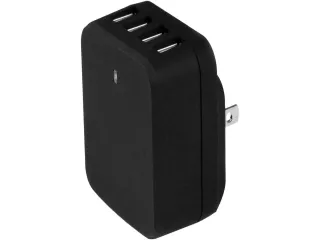 4 PORT USB TRAVEL WALL CHARGER  UNIVERSAL TRAVEL USB POWER ADAPTER