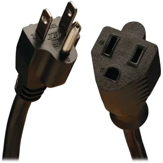 25FT POWER EXTENSION CORD 14AWG 15A 5-15P TO 5-15R HEAVY DUTY