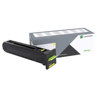 LEXMARK 72K0XYG YELLOW RETURN PROGRAM TONER CARTRIDGE TAA FOR USE IN CS/CX820,CX