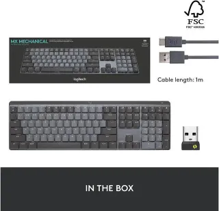MX MECH WRLS KEYBOARD CLICKY    ILLUMINATED PERFORMANCE GRAPHITE BB