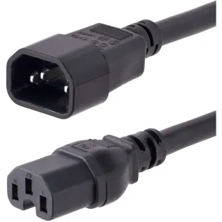 HEAVY DUTY EXTENSION CORD -     10FT 3M IEC C14 TO IEC C15