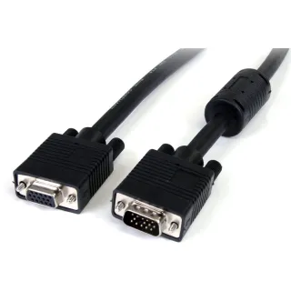 15FT COAX VGA MONITOR EXTENSION CABLE HD15 M/F