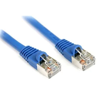 50FT BLUE CAT5ECABLE SHIELDED   SNAGLESS ETHERNET CABLE LAN RJ45