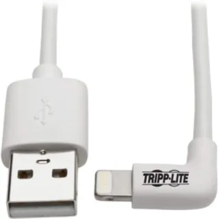 LIGHTNING TO USB SYNC CHARGE    RIGHT-ANGLE IPHONE IPAD WHITE 6FT